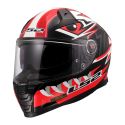 Casco Integrale Ls2 Ff811 Vector Ii Buntri Black Red