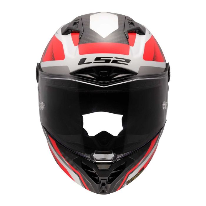 Casco Integrale Ls2 Ff805 Thunder Gp Aero Raute White Red