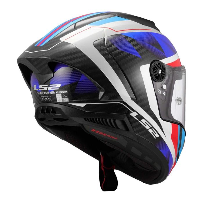 Casco Integrale Ls2 Ff805 Thunder Gp Aero Raute Blue Red