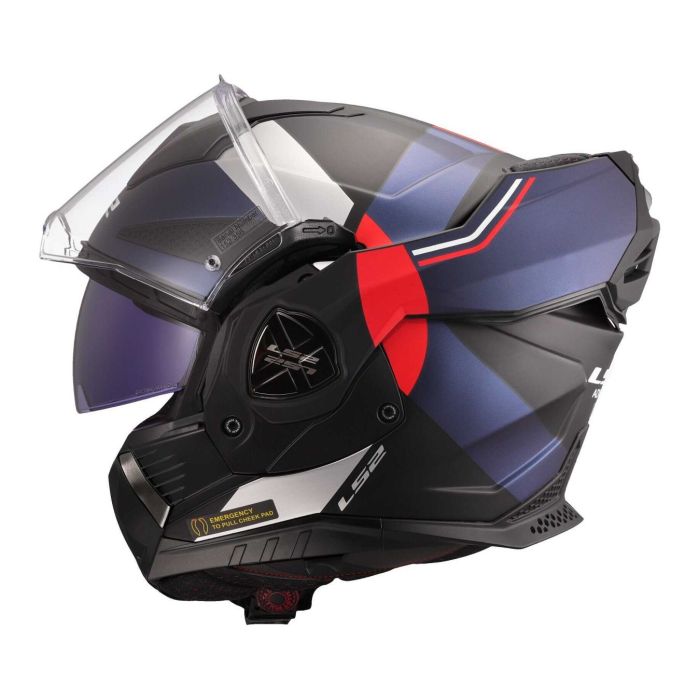 Casco Ribaltabile Ls2 Ff901 Advant X Ultra Blue Red