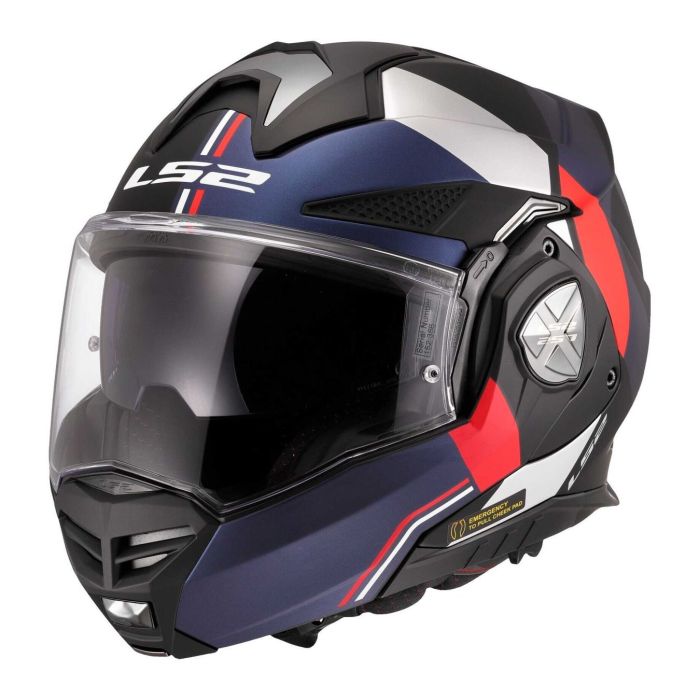 Casco Ribaltabile Ls2 Ff901 Advant X Ultra Blue Red