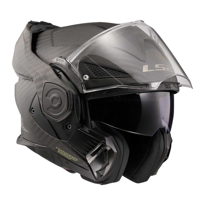 Casco Ribaltabile Ls2 Ff901 Advant X Solid Matt Carbon