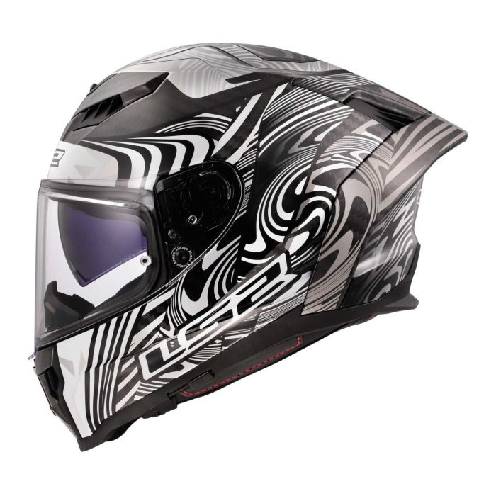 Casco Integrale Ls2 Ff807 Dragon Enthum Silver