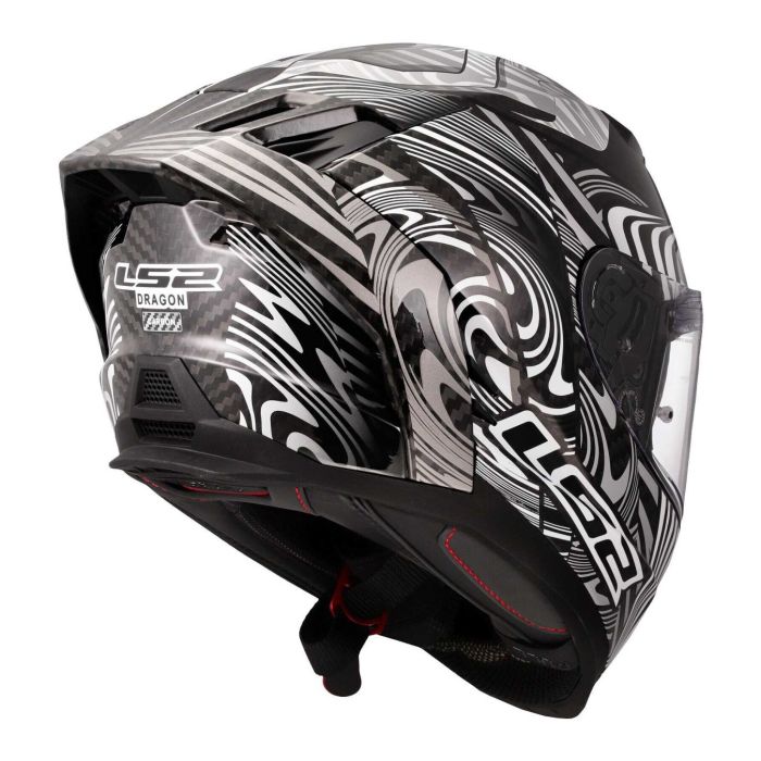 Casco Integrale Ls2 Ff807 Dragon Enthum Silver