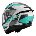 Casco Integrale Ls2 Ff808 Stream II Road Cyan Light Grey