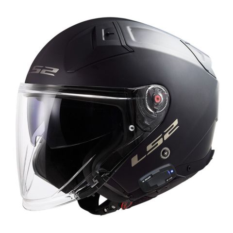 Casco Ls2 Of603 Infinity Ii Con Ucs 06 M.black With Ls2-4x
