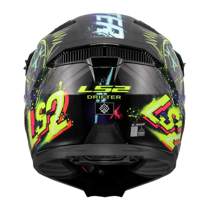 Casco Jet Ls2 Of606 Drifter Rayz Black Blue