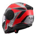 Casco Modulare Ls2 Ff902 Scope II Oxyd Grey Red