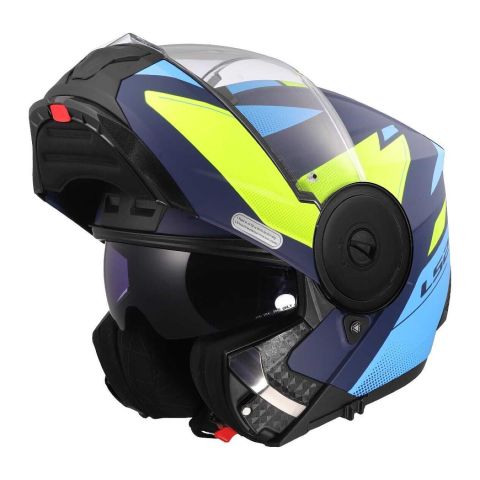 Casco Modulare Ls2 Ff902 Scope II Duria Blue H-v Yellow