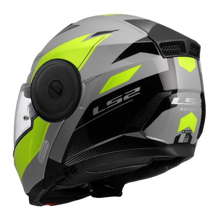 Casco Modulare Ls2 Ff902 Scope II Duria Grey H-v Yellow