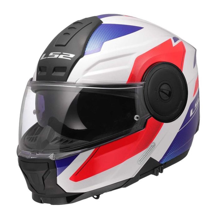 Casco Modulare Ls2 Ff902 Scope II Duria White Blue Red