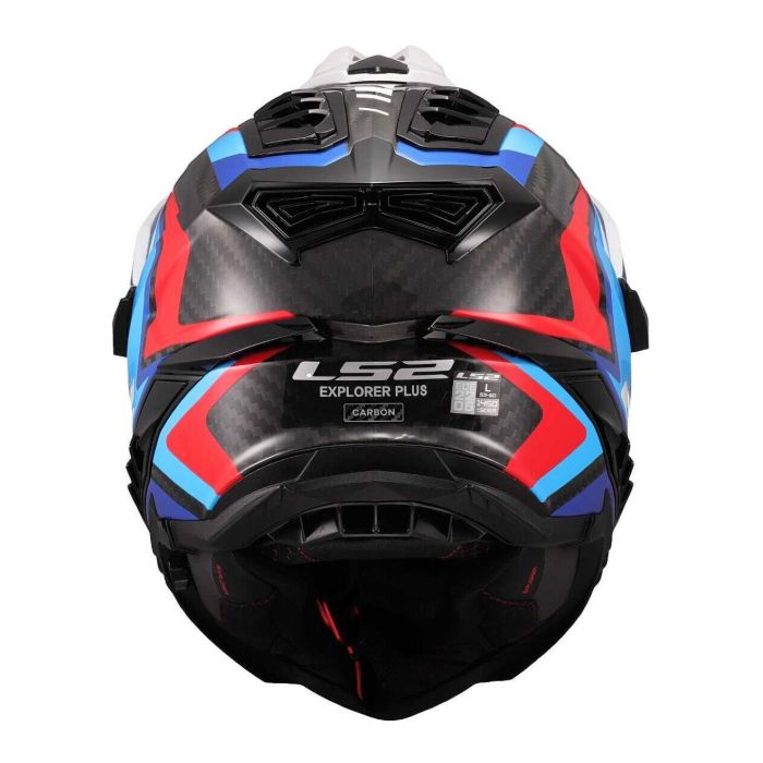 Casco Adventure Ls2 Mx701 Explorer C Frontier II White Blue