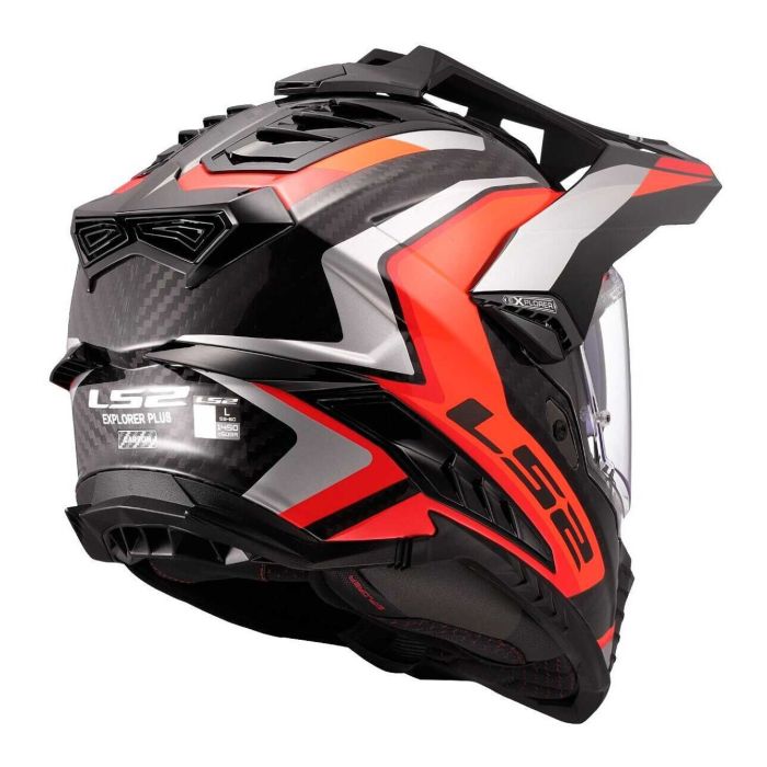 Casco Adventure Ls2 Mx701 Explorer C Frontier II Orange