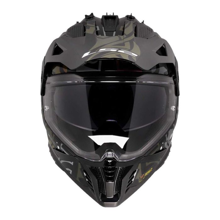 Casco Adventure Ls2 Mx702 Pioneer Ii Rangi Black