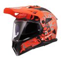 Casco Adventure Ls2 Mx702 Pioneer Ii Rangi Orange
