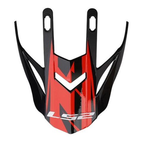 Frontino Ls2 Per Casco Mx437 Evo Roar Black Red