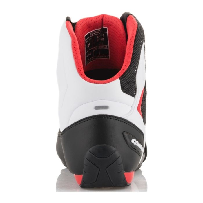 Scarpe Touring Alpinestars Faster-3 Rideknit Black White Red