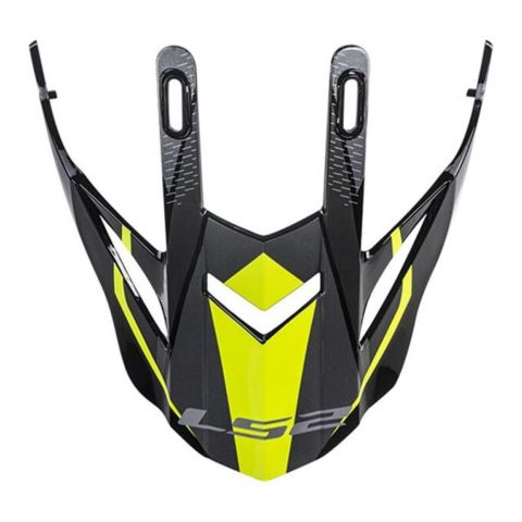 Frontino Ls2 Per Casco Mx436 Ring Black Titanium