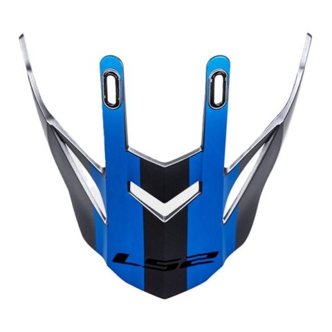 Frontino Ls2 Per Casco Mx436 Quarterback Matt Titanium Blue