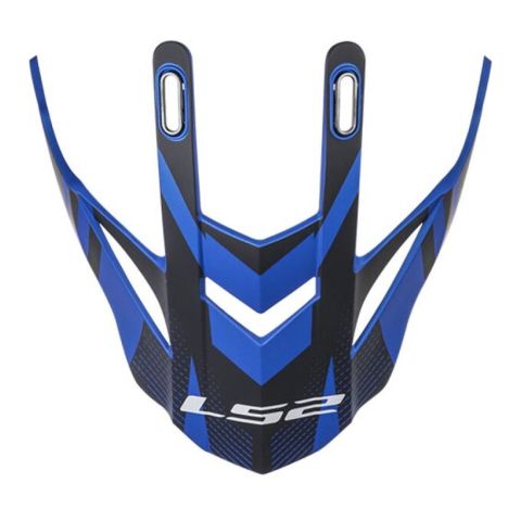 Frontino Ls2 Per Casco Mx436 Evo Master Matt Black Blue