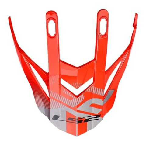 Frontino Ls2 Per Casco Mx436 Evo Evolve Red White