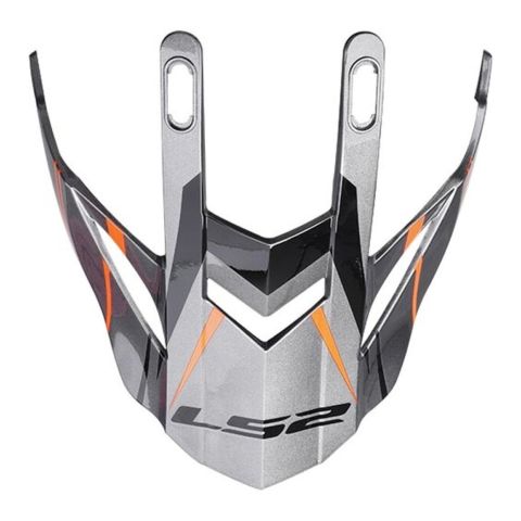 Frontino Ls2 Per Casco Mx436 Evo Knight Titanium Orange