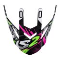 Frontino Ls2 Per Casco Mx437 Strong White Green Pink