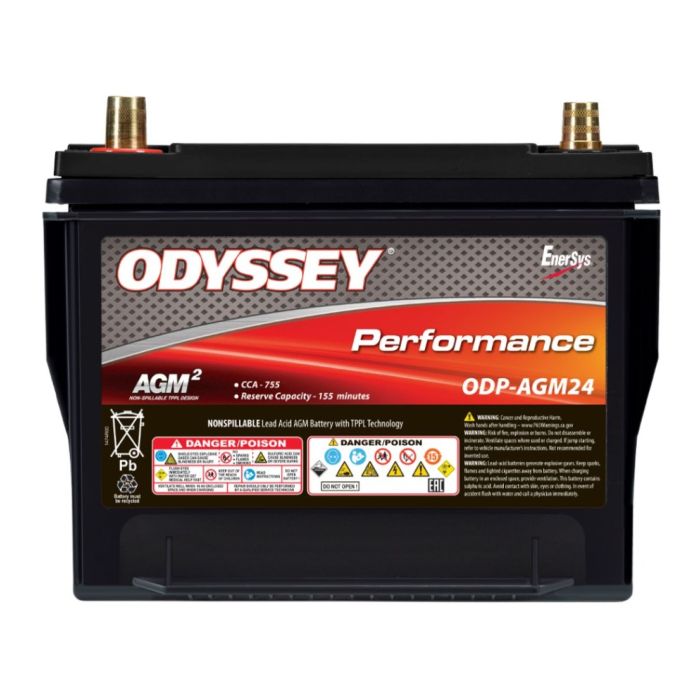 Batteria Odyssey Odp-agm24 (ex 24-725) Agm Performace Auto 63 Ah.