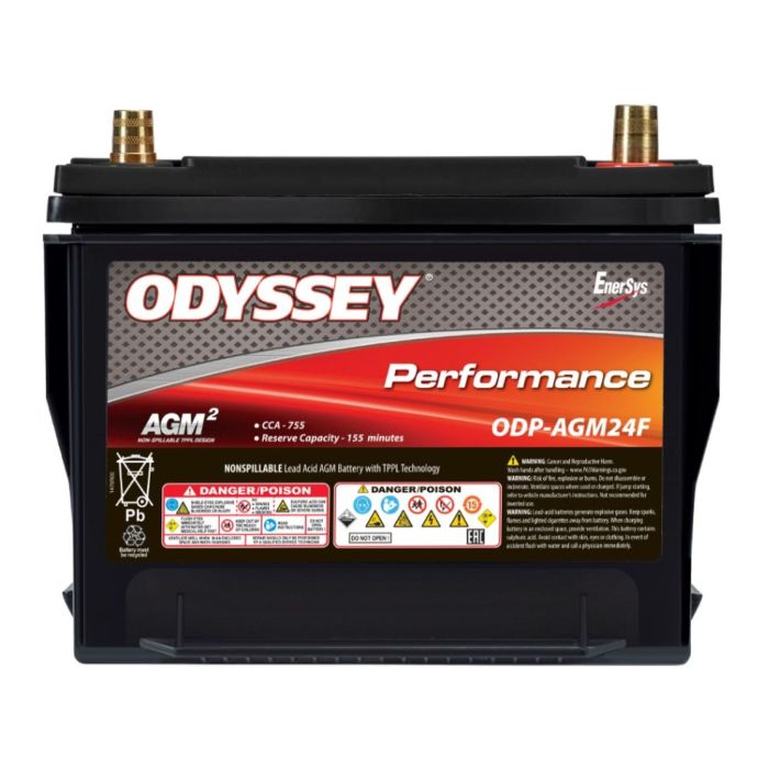 Batteria Odyssey Odp-agm24f (ex 24f-725) Agm Performace Auto 63 Ah.