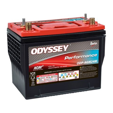 Batteria Odyssey Odp-agm24m Agm Nautica E Diporto 76 Ah.