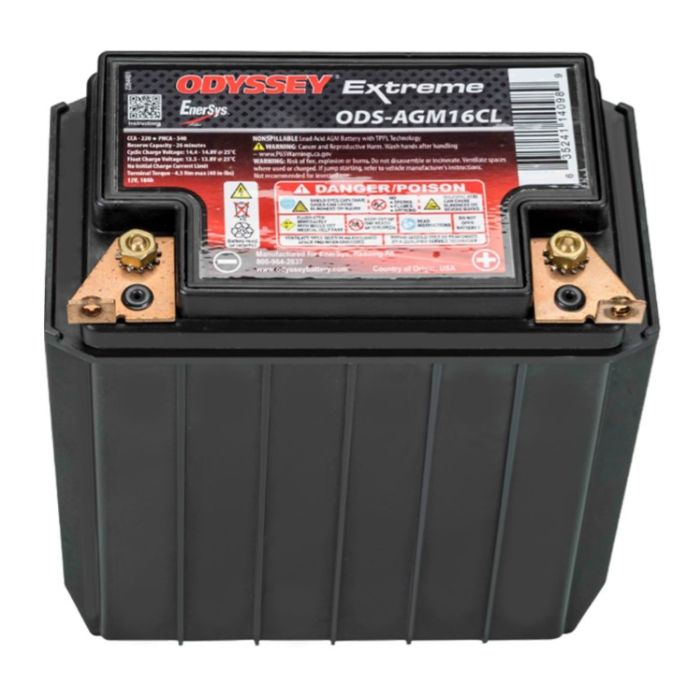 Batteria Odyssey Ods-agm16cl (ex Pc625) Agm Extreme Series 18 Ah.