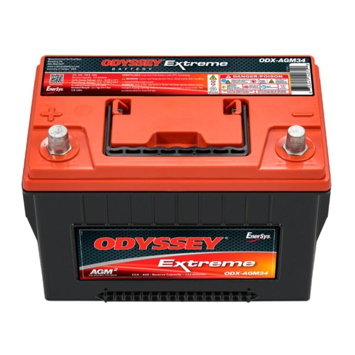 Batteria Odyssey Odx-agm34 (ex 34-pc1500) Agm Extreme Series 68 Ah.