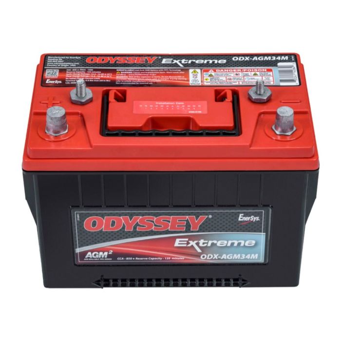 Batteria Odyssey Odx-agm34m (ex 34m-pc1500) Agm Nautica E Diporto 68 Ah.