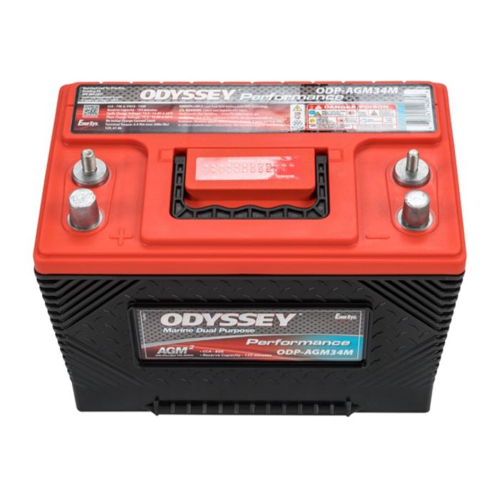 Batteria Odyssey Odp-agm34m (ex 34m-790) Agm Nautica E Diporto 62 Ah.