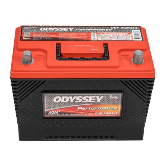 Batteria Odyssey Odp-agm34r (ex 34r-790) Agm Performance Auto 61 Ah.