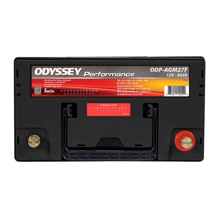 Batteria Odyssey Odp-agm27f (ex 27f-850) Agm Performace Auto 85 Ah.
