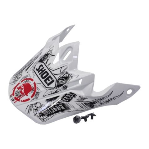 Shoei Sleek Visor Metal Mulisha3 Tc-6
