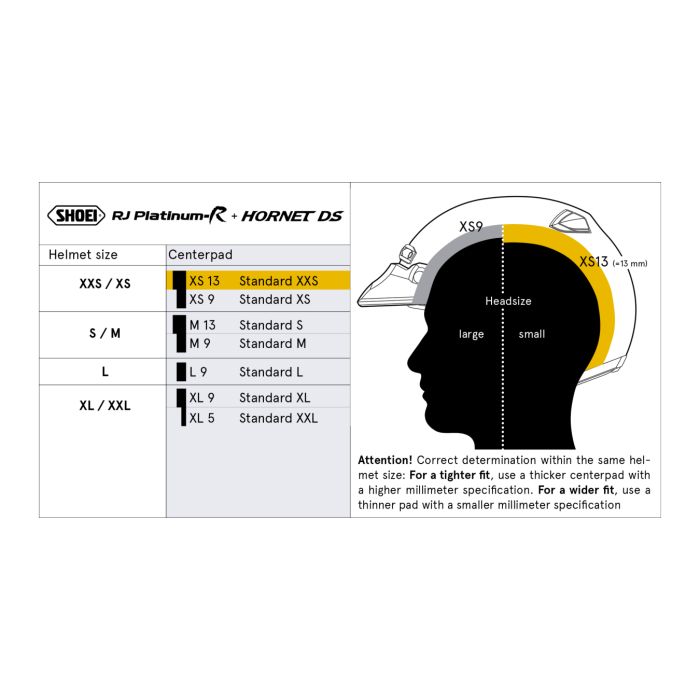 Shoei J-wing Calotta Interna M13
