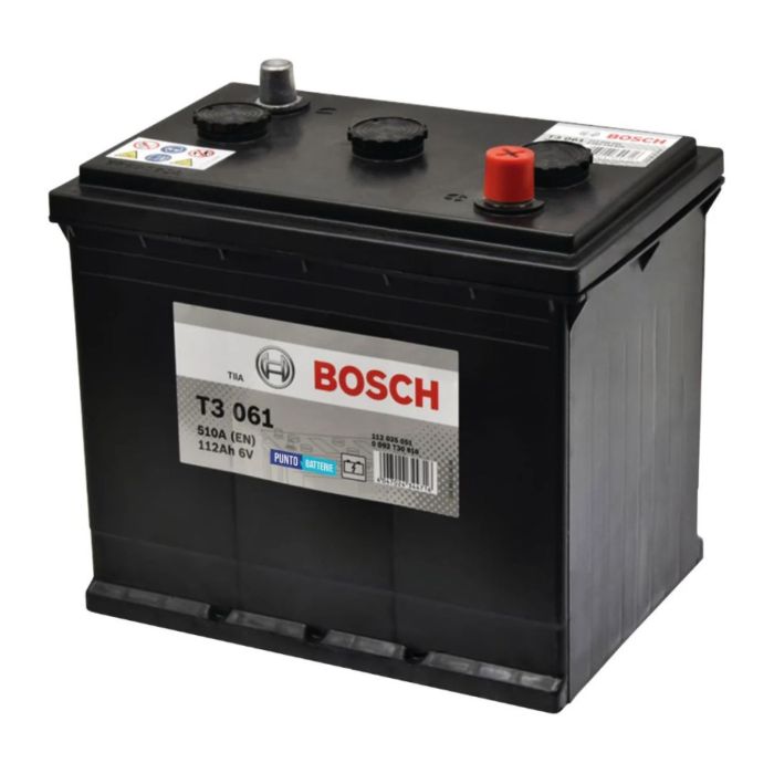 Batteria Bosch T3 061 6 V 112 Ah. 510 A.