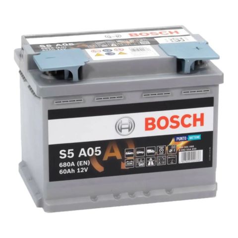 Batteria Bosch Agm S5 A05 12 V. 60 Ah. 680 A