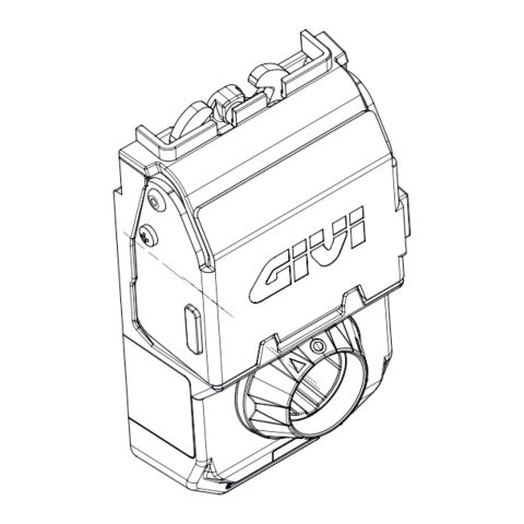 Givi Z8452sxmr Blocco Cerniera Montato Obkev Lat. Sx