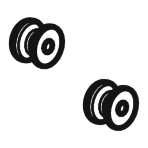 Givi Z112n2r Carrucoline Nylon Nere (2 Pz)