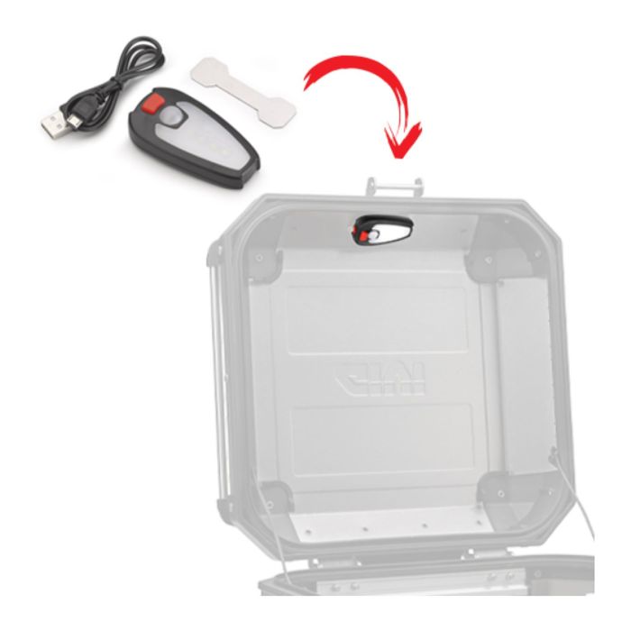 Givi E198b Luce Interna Di Cortesia Per Bauletti