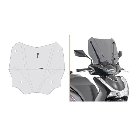 Cupolino Honda Sh125-150 Givi D1181s