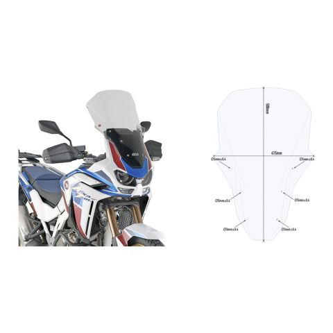 Spoiler Honda Crf1100l Africa Givi D1178st