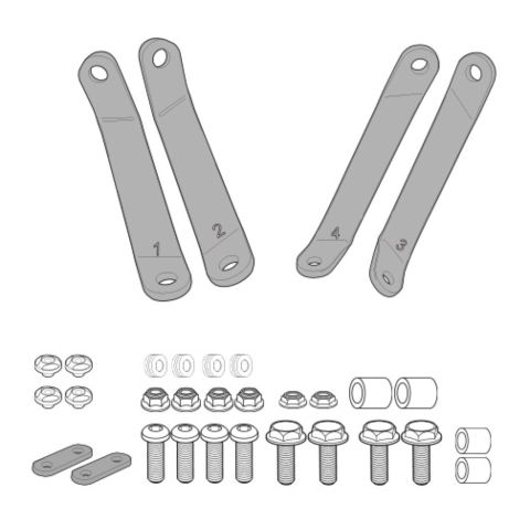 Givi A8100a Attacchi Parab. Peugeot Tweet