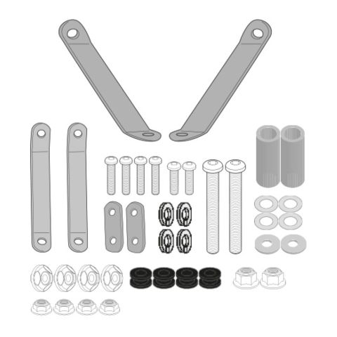 Attacchi Parabrezza Givi Sym Fiddle 125