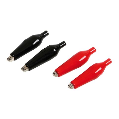 Conjunto de 4 clips de batería aislados