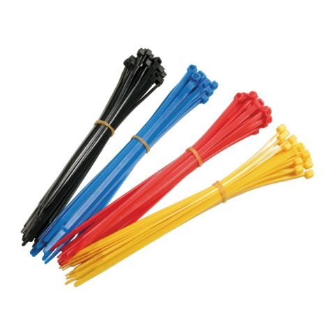Set of 100 cable ties 20x0,46 cm.