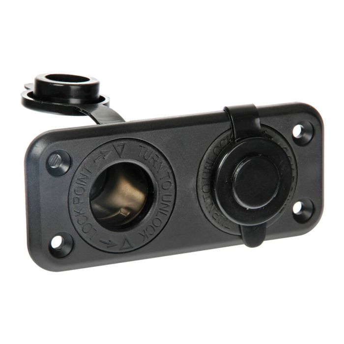 Doppia Presa Di Corrente Ext2 12/24v Impermeabile